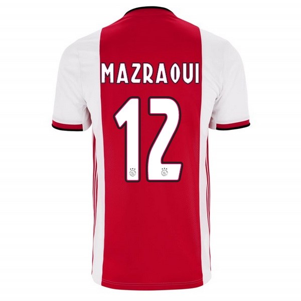 Camiseta Ajax Primera equipación Mazraoui 2019-2020 Rojo